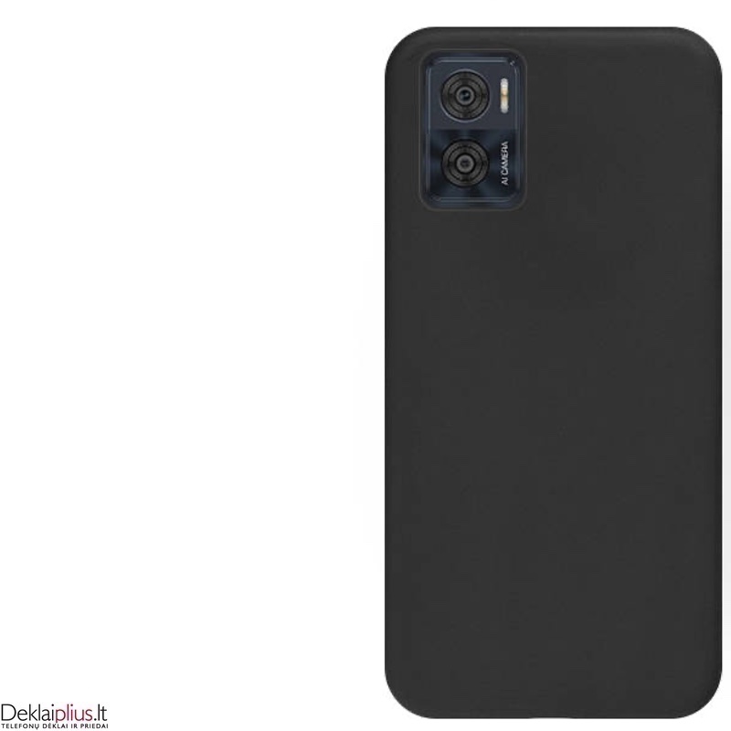 Silikoninis plonas 1mm. storio dėklas - juodas (Motorola Moto E22/E22I) Silikoninis plonas 1mm. storio dėklas - juodas (Motorola Moto E22/E22I)